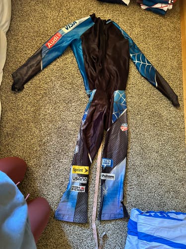 Men's custom size XL tall Spyder Ski Suit (Used) FIS Legal