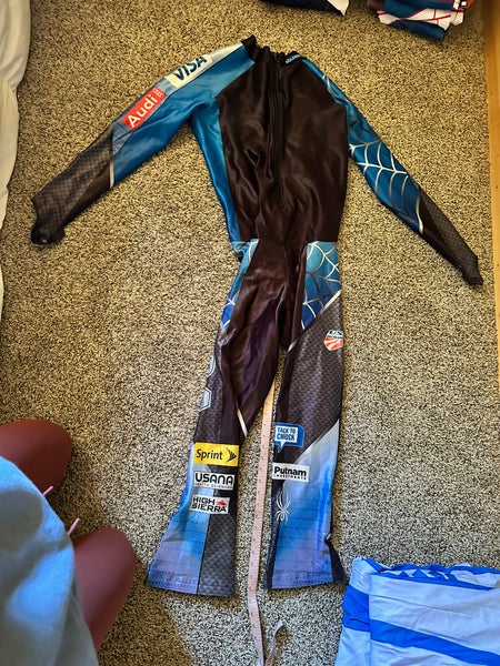 Men's custom size XL tall Spyder Ski Suit (Used) FIS Legal