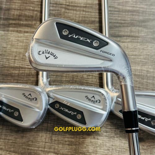 New- Callaway Apex Ai300 Iron Set 4-PW / Dynamic Gold Mid Steel, Stiff (432)