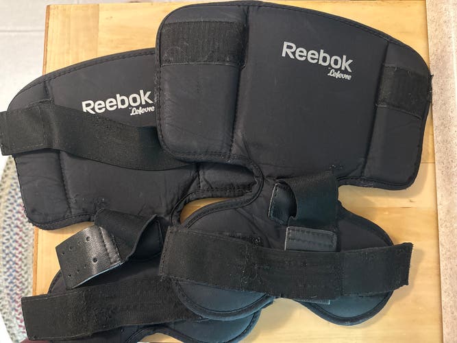 Large  Reebok Lefevre Goalie Knee Pads (Used)