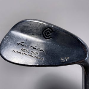Cleveland 588 Gap Wedge GW 51* True Temper Dynamic Gold S400 Black Wedge Mens RH