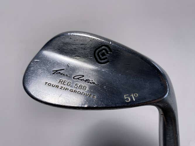 Cleveland 588 Gap Wedge GW 51* True Temper Dynamic Gold S400 Black Wedge Mens RH