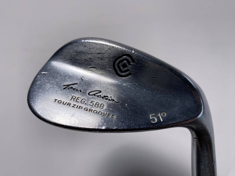 Cleveland 588 Gap Wedge GW 51* True Temper Dynamic Gold S400 Black Wedge Mens RH