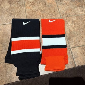 2 Pair of Nike pro stock knit hockey socks Sr. 30”