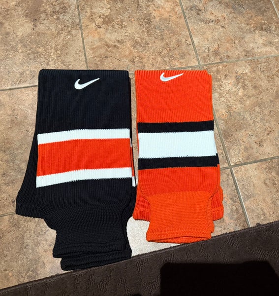 2 Pair of Nike pro stock knit hockey socks Sr. 30”