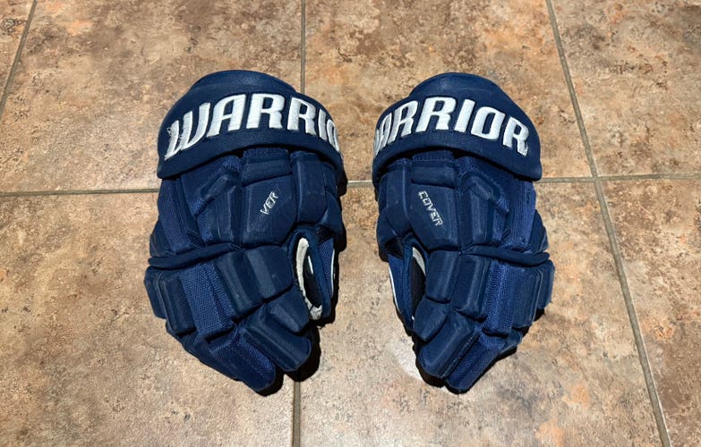 Warrior covert pro 13” navy hockey gloves