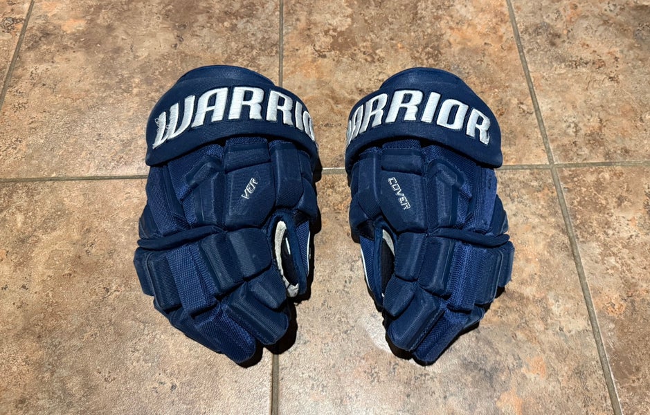Warrior covert pro 13” navy hockey gloves