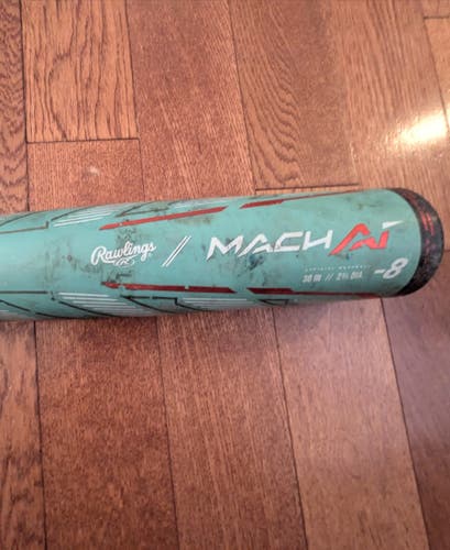 2024 Rawlings Mach AI Alloy USSSA Certified Bat (-8) 22 oz 30" (Used)