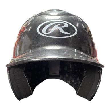 Used Rawlings RCFH Batting Helmet No Mask Black MD 11375-S000364097