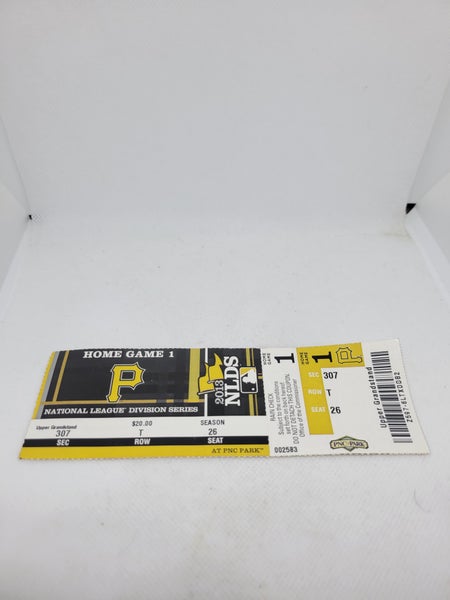 Pittsburgh Pirates 2013 NLDS Home Game 1 Ticket