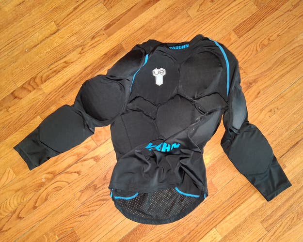 Vaughn VE8 Velocity hockey goalie padded shirt Senior Small(Used)