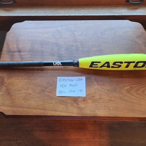 2023 Easton ADV 360 Composite USABat Certified Bat (-10) 20 oz 30" (Used)