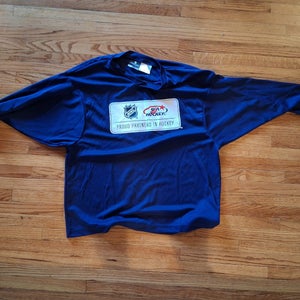 Blue Large Youth Kids Unisex hockey practice jersey (Used)