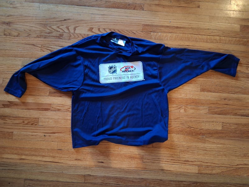 Blue Large Youth Kids Unisex hockey practice jersey (Used)