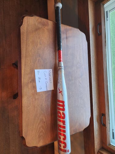 2023 Marucci CAT X Composite USSSA Certified Bat (-5) 28 oz 33" (Used)