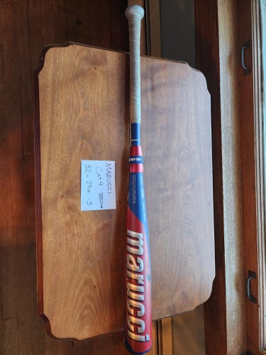 2021 Marucci CAT9 Connect Hybrid BBCOR Certified Bat (-3) 29 oz 32" (Used)