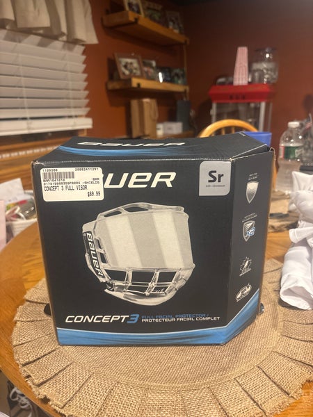 Large Bauer Concept 3 Full Shield Full Cage (Used)