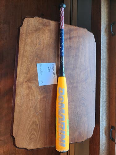 2016 DeMarini CF Zen Composite USSSA Certified Bat (-10) 21 oz 31" (Used)