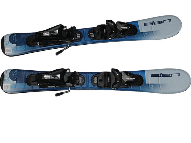 NEW 2026 ELAN  kids Ski 70cm  MAXX blue UFLEX  with System  EL 4.5 GW size adjustable Bindings