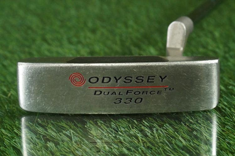 ODYSSEY DUAL FORCE DF 330 JUNIOR CUT PUTTER 28.5" PURPLE WINN GRIP KIDS RH