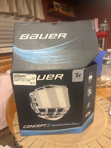 Large Bauer Concept 3 Full Shield Full Cage (Used)