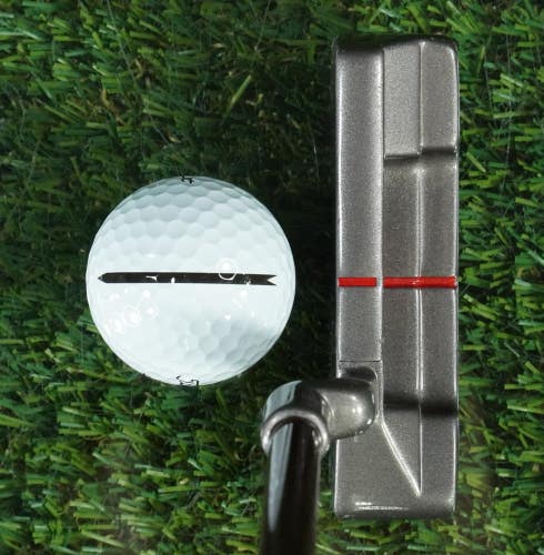 MERCHANTS OF GOLF RED ZONE JUNIOR BLADE PUTTER 18" KIDS YOUTH GRAPHITE SHAFT RH