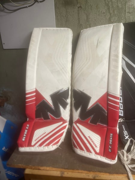 34" Mission Slyde 2.0 Goalie Leg Pads (Used good condition)