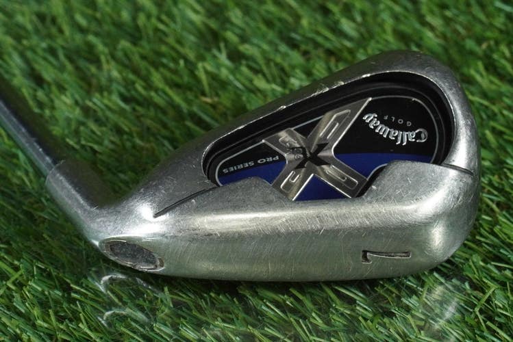 CALLAWAY X18 PRO SERIES 7 IRON TRUE TEMPER DYNAMIC GOLD STEEL S300 STIFF FLEX RH