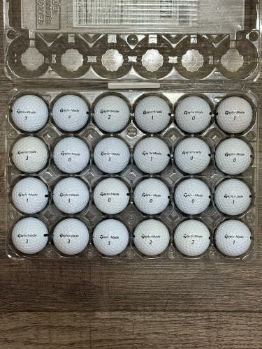 24 TaylorMade Distance+ Golf Balls - 5A MINT CONDITION ONLY