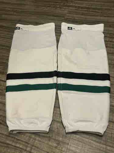 Adidas Dallas Stars NHL Game Used Pro Stock Hockey Socks, Size XL