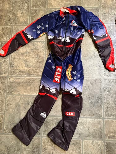 Men's XL SYNC Team Clif Bar GS Ski Suit (New) FIS Legal