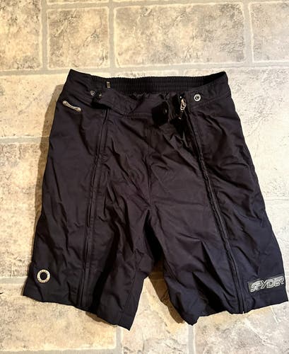 Black Men's Small Spyder Training Shorts (Used)