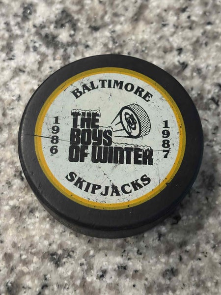 Vintage Baltimore Skipjacks American Hockey League (AHL) Hockey Puck