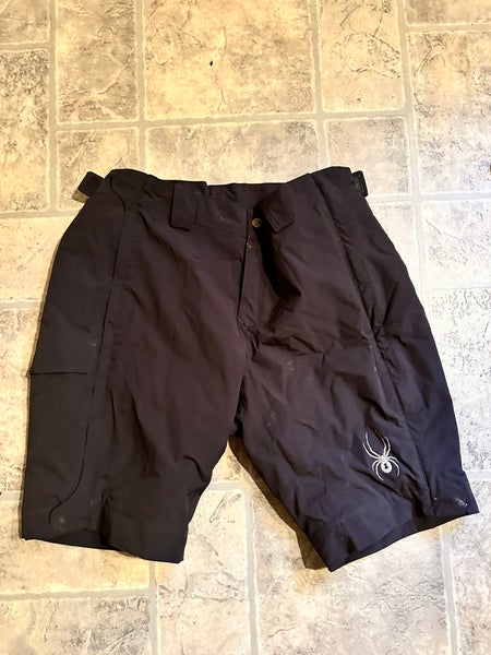Black Men's XL Insulated Spyder Training Shorts (Used)