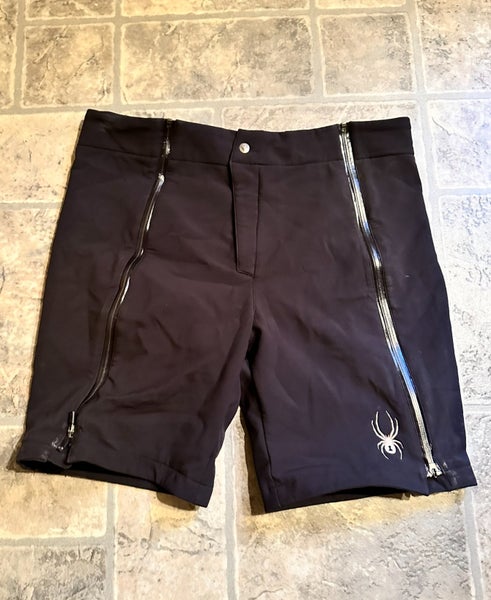 Black Men's L Spyder Training Shorts (Used)