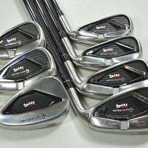 TaylorMade M4 5-PW,AW Iron Set Senior Flex Right Atmos Red 5 Graphite # 199832