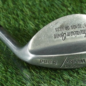 AMERICAN OPEN SAND WEDGE / SECOND WEDGE TRUE TEMPER STEEL STIFF FLEX RH 56