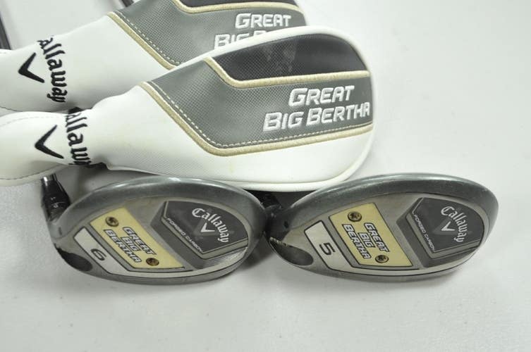 Callaway Great Big Bertha 2023 5 and 6 Hybrid Set Senior RH Graphite # 198958