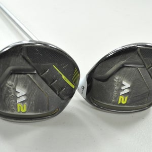 TaylorMade M2 2017 3HL and 5HL Fairway Wood Set Ladies Flex RH Graphite # 199626