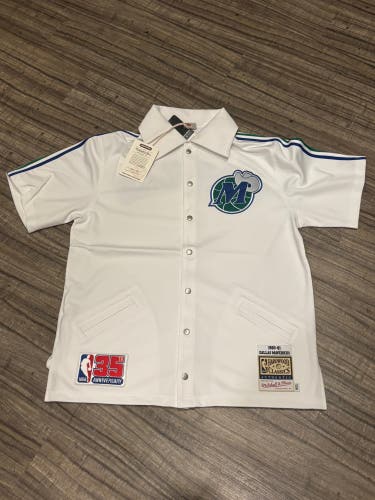 Dallas Mavericks Shooting Shirt Adult Large Mitchell & Ness NBA Authentic New