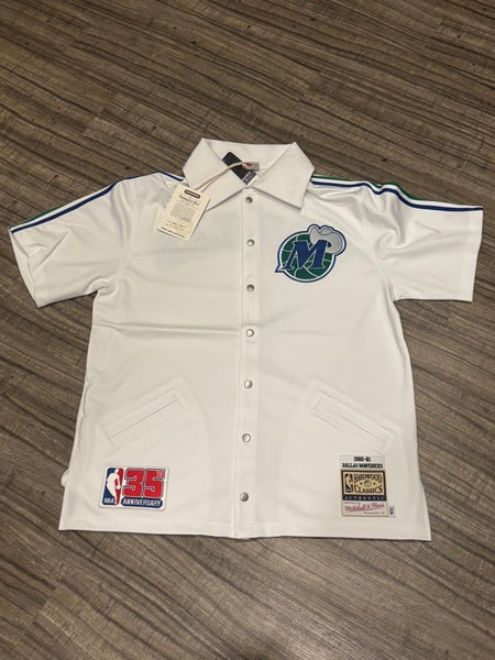 Dallas Mavericks Shooting Shirt Adult Medium Mitchell & Ness NBA Authentic New