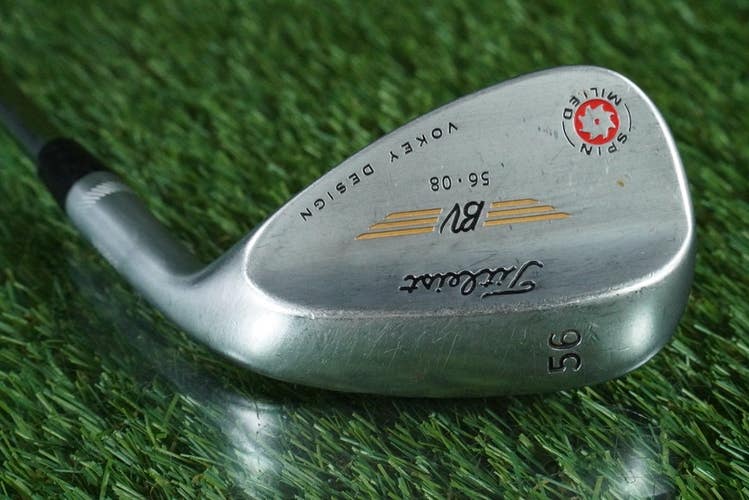 TITLEIST BV VOKEY DESIGN 2009 56.08 SAND WEDGE SPIN MILLED STEEL WEDGE RH 56 8