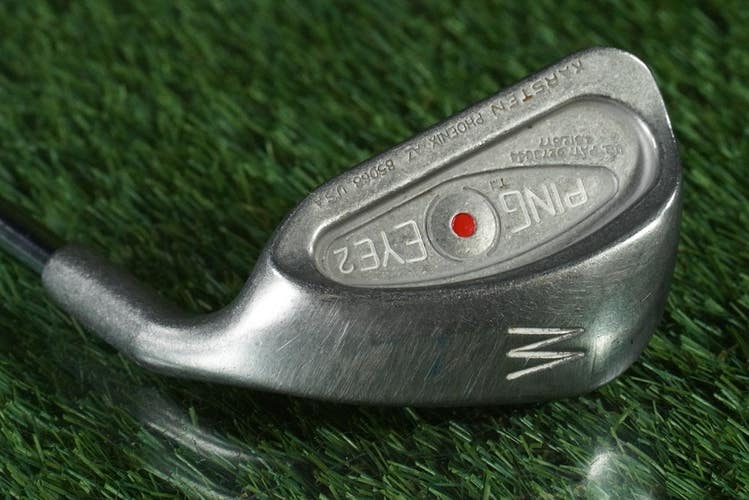PING EYE 2 KARSTEN PITCHING WEDGE "W" ZZ LITE STEEL STIFF FLEX RED DOT RH