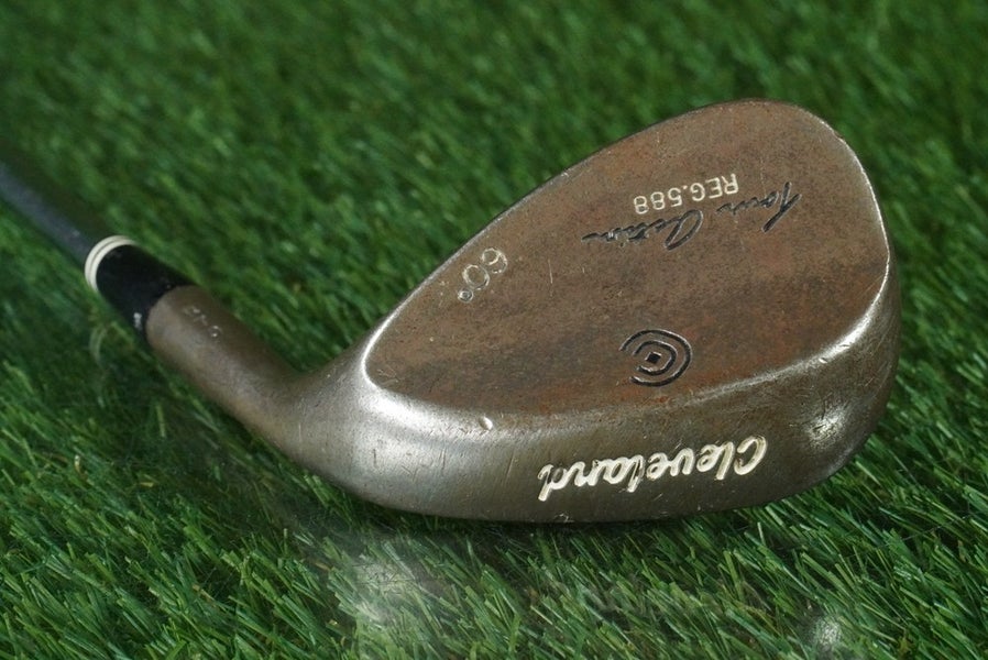 CLEVELAND TOUR ACTION REG.588 LOB WEDGE RAW DYNAMIC GOLD STIFF RH 60
