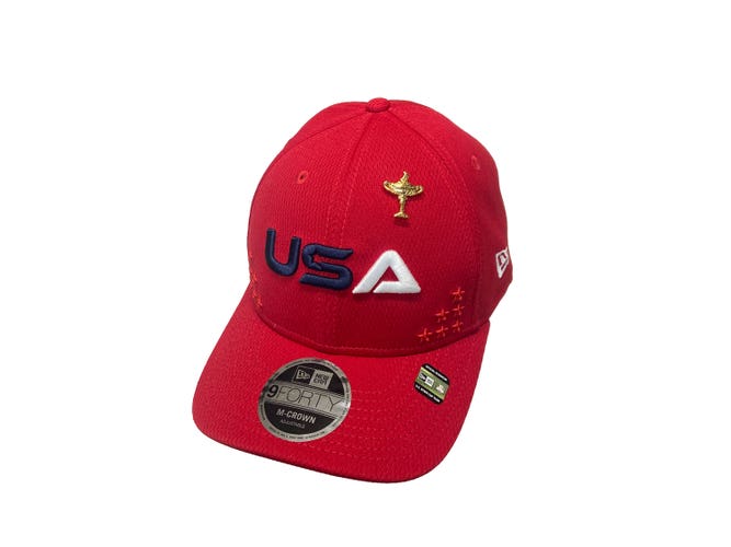 NEW 2025 Men's New Era Ryder Cup Red Adjustable Snapback Hat
