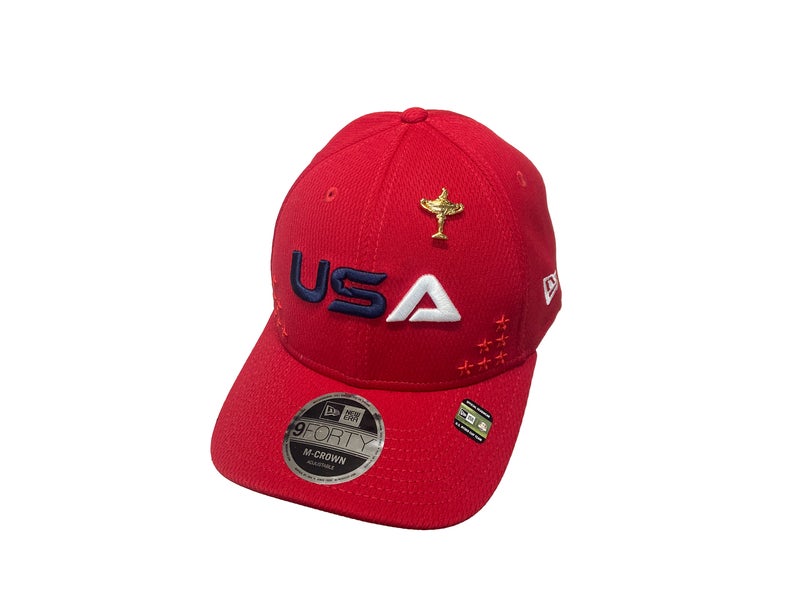 NEW 2025 Men's New Era Ryder Cup Red Adjustable Snapback Hat