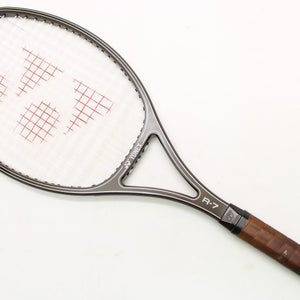 YONEX REXKING (R-7) TENNIS RACQUET (4 1/4) NEW STRINGS. FROM JAPAN