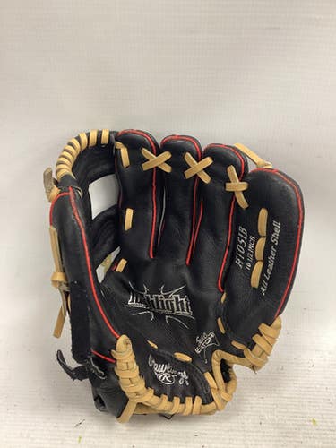 Used Rawlings HIGHLIGHT SERIES BB/SB Glove RH Throw Black 10 1/2" 11851-S000036219