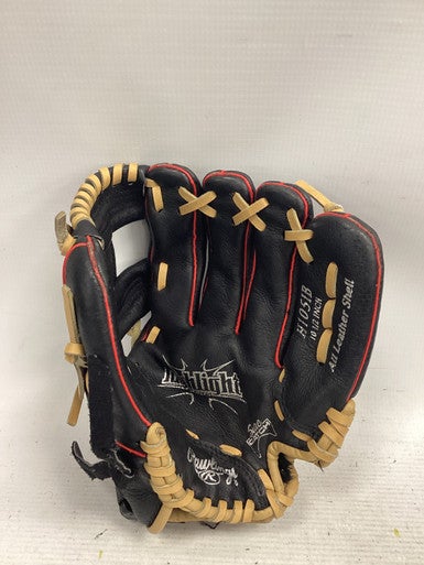 Used Rawlings HIGHLIGHT SERIES BB/SB Glove RH Throw Black 10 1/2" 11851-S000036219