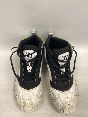 Used Warrior LAX Cleats Mens Black Senior 8.5 11851-S000036220